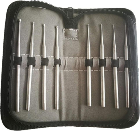 Leoterra 8pcs Ball Tip Snake Probe Kit, Professional Probes Set for Different Size Snakes