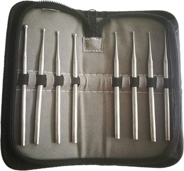 Leoterra 8pcs Ball Tip Snake Probe Kit, Professional Probes Set for Different Size Snakes