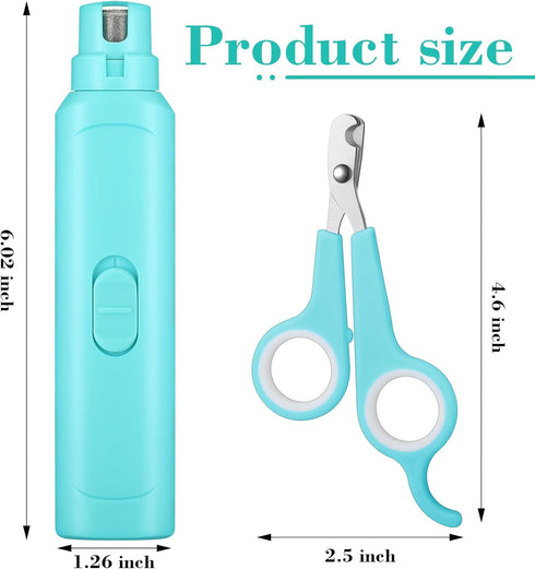 2 Trimmer Finches Lasnten Pcs Bird Nail Grinder with Clipper Bird Nail File Pet Grooming Tool for Parrot Budgerigars