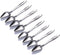 Youngy 8Pcs Bird Parrot Feeder Spoon Stainless Steel Milk Medicine Avoid Asphyxia for