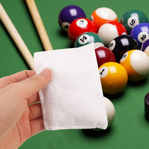 4pcs Pack VOSAREA Billiard Talcum Powder Billiard Powder Bags Talcum Bags for Pool Dry Hands and Improved Cue Control