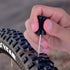 Tubeless Bike Tire Repair Kits for Road Bicycle and Mountain Bike, Includes Storage Canister Plugger Tool with Plugs, 5