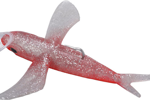 Yummy Keenso Flying Fish with Bright Colors Tuna Lures for Marine Fishing Silicone Stainless Steel