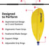 SeaSense Xtreme 2 Kayak Paddle, 84” - 2-Piece Construction, Fiberglass Reinforced Nylon Blades for Sport & Whitewater