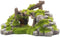 Fish Tank Decoration Moss Rockery Stone, Wood Ruins Landscaping for Turtle Tank