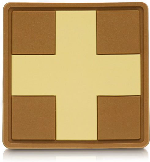 M-Tac Medical Cross PVC Patch - Morale Badge for Med Tactical Military