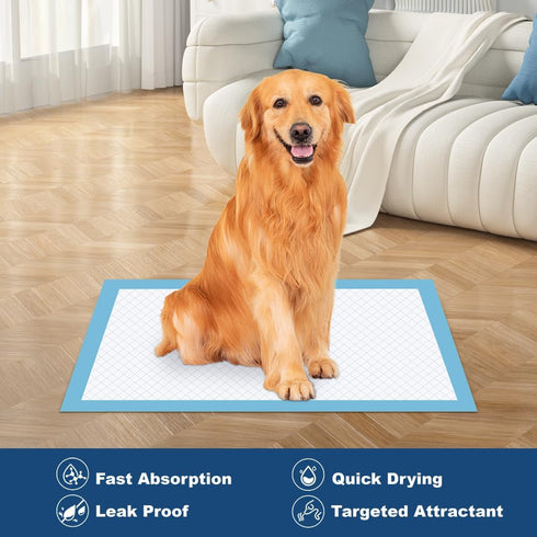 50 Count 28 34 x XL Disposable Dog Pee Pads, Super Absorbent Leakproof Quick Drying Puppy Pee Pads for Dogs, Extra