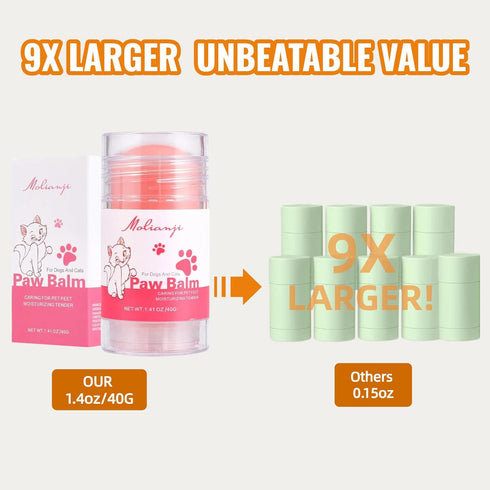 Steigullage Ingredients1.41oz, Cats Paw Balm Lick Safe,paw Butter for Cat-Friendly Natural Pet Paw Wax moisturizer