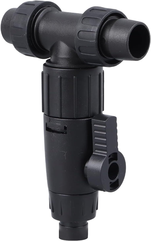 HEEPDD 3 Way Aquarium Valve, Adjustable T Hose Connector for Easy Water Changes, Compatible with 16/22 Hose