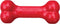 KONG Goodie Bone, Classic Durable Natural Rubber Dog Bone, Red, for Small Dogs