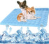 Cooling Mat Pad for Dogs Cats, Ice Silk Mat for Kennel/Sofa/Bed/Floor/Car Seats, 28 X 22in Blue