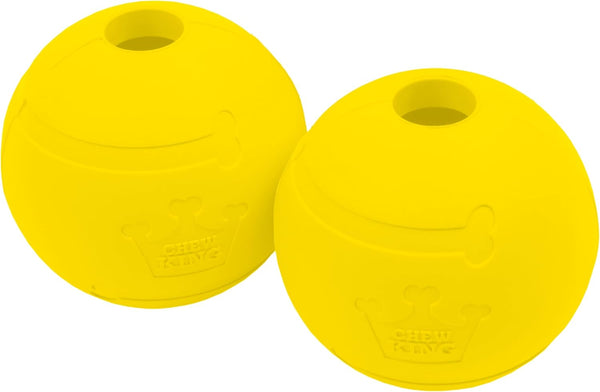 Chew King Flavored Rubber Ball Collection, 3 Inch Chicken Flavor Rubber Balls