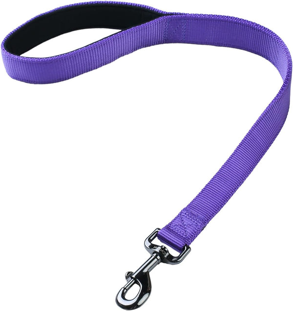 Advanced Dog Short Leash - 24 Inches with Sturdy Nylon and Soft Padded Handle for Large Medium Dogs