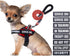 Service Dog Vest Harness and Leash Set, Animire in Training Dog Harness with 10 Patches, Reflective Leash with Soft