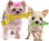 SunGrow Giraffe Cotton Knot Ropes - Handwoven Chew Items for Small Breeds Dog - 2 Pieces per Pack