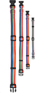 Rainbow Pet Collars for Dogs and Cats, LGBTQ Accessories, Gay Pride Pride Flag Collar, Large Size