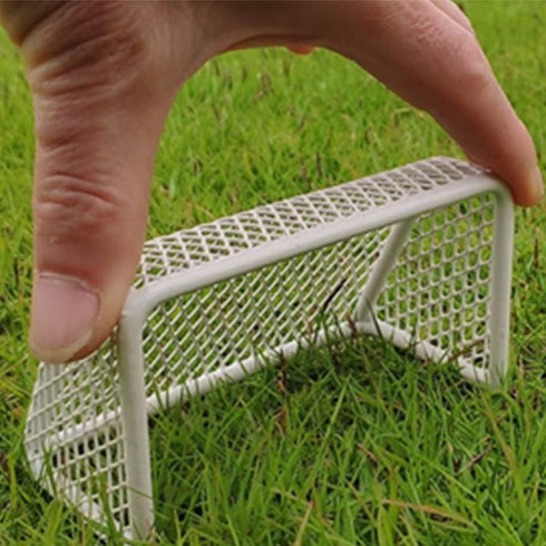POPETPOP Fish Tank Decorations Mini Soccer Goal, Indoor Mini Net Football Frame Toy for Aquarium Decor