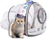 Cat Clear Bubble Backpack Carrier, Space Capsule for Small Dogs, Airline Approved Travel Hiking Cat Book Bag