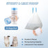 Joddguu 100 Count MW-SC01/MW-SC02/MW-LR01, -18" 12.6" Self-Cleaning Cat Litter Box Liners Compatible With Drawstring