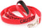 Color Coded Dog Accident Prevention Leash 4ft/1.2m, Caution Dexil Friendly Dog Collars