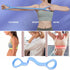 HUICHAI Figure 8 Fitness Resistance Band with Handles, Pure Barre Workout Chest Arm and Shoulder Stretch Bands Exercise Equipment, Blue by Kvittra