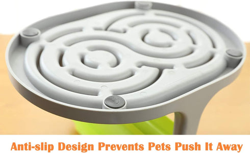 Interactive Dog & Cat Food Puzzle Toy - Treat Boredom Dispensing Slow Feeder - Anxiety IQ Training in Smart Feeding