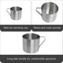IMUSA USA Aluminum Mug for Stovetop Use or Camping, 1.25-Quart, Silver
