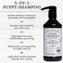 5-in-1 480ml Itch Relief Puppy Shampoo - Tearless Shampoo for Puppies Cleanses, Soothes, Refreshes and Moisturizes