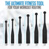 Logest Heavy Duty Steel Mace Exercise Club - Perfect for Strength Training and Rehabilitation, Available in 5 to 30