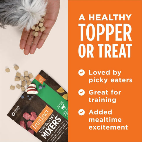 Instinct Raw Boost Mixers, Freeze Dried Dog Food Topper, Grain Free - Grass Fed Lamb, 5.5 oz Bag