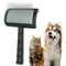 Large Slicker Brush for Dogs & Cats, Extra Long Pin Shedding Brush for Long Haired Pets, 25mm (1"), Black