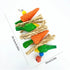 Genrico Accessories(1PC Small Pet Chewing Toy Hamster Rabbit Hand Woven Carrot Corn Vine Ball Birdcage Hanging Random