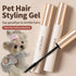 Set (3 MANON ROSA Pet Styling Gel Facial Hair Care Kit - Hypoallergenic Grooming for Eyelashes & Nose Stray Hairs, Safe