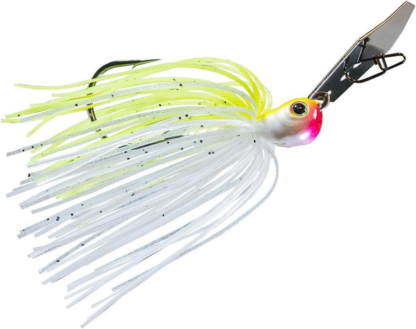 Generic Fishing Lure Jack Hammer Bladed Vibrating Jig # 2 Chartreuse/White 38-02 Multi-Purpose