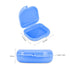 Orthodontic Retainer Case with Vent Holes - Mouthguard Container with Hinged Lid for Office, Travel, Household