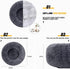 Calming Dog Beds for Small Medium Dogs, Round Donut Washable Dog Bed, Anti-Slip Faux Fur Fluffy Cuddler Anxiety Cat Bed