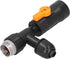 GLOGLOW Aquarium Water Changer - Fish Water Changer Faucet Adapter with 2 Nozzles & Control Valve Assembly
