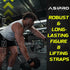 ASIPRO 8 8 Figure Lifting Straps Gym Padded for Men & Women Gym Deadlift Strap for Weightlifting, Strongman, & Cross