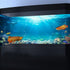 36X24IN Under The Sea Coral Reef Aquarium Background - Terrarium Background with 10 EVA Tape