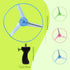 12 Sets Set, 4-8 8-12 M.best LED Flying Fun Flying Saucers Toys for Kids with Flashing Lights, Flying Toy Outdoor Toys