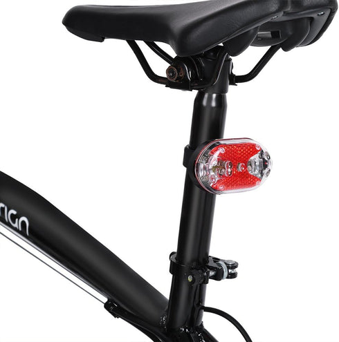LED Bike Rear Light, Outdoor Waterproof Safety Light, Night Riding Warning Accessory with Red/White Light