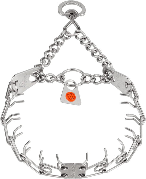 Herm Sprenger Stainless Steel Prong Dog Training Collar, Ultra-Plus Pet Pinch No-Pull Collar for Dogs (2.25mm x 16in)