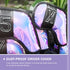 10pcs OSALADI Golf Club Covers Putter and Iron Covers TPU Shell with Iridescent Mirror Finish Black Trim Golf Driver