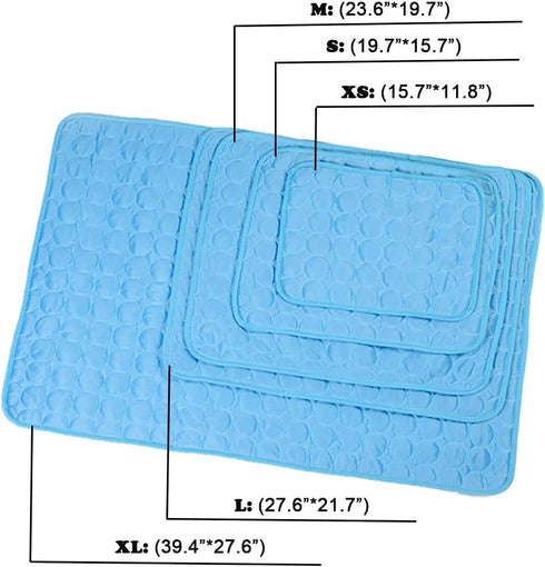 Love Dream Pet Cooling Mat for Dogs, Self Cooling Pad, Foldable and Washable Summer Cool Mat for Pets