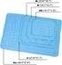 Love Dream Pet Cooling Mat for Dogs, Self Cooling Pad, Foldable and Washable Summer Cool Mat for Pets