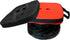 Portable Foldable Stool Bundle Set - Large Square Collapsible Stool with Thick Seat Cushion for Camping Travel