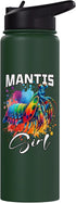 Mantis Shrimp Women Mantis Shrimp Girl Mantis Shrimp Stainless Steel Insulated Water Bottle