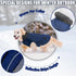 Emust Dog Coats Winter, Thick Clothes for Medium Dogs with Harness Hole, Dark Blue, Size M for Cold Weather