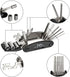 WOTOW 16 in 1 Bike Repair Tool Kit, Bicycle Multitool with Tire Levers, Hex Spoke Wrench, Accessories Set for Road &