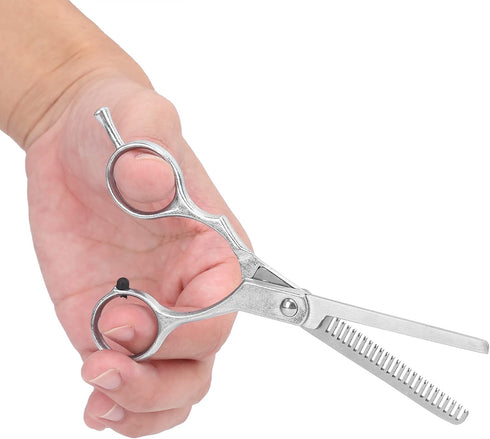 Stainless Steel Thinning Shears, Professional Grooming Scissors for Long Haired Dog and Cat Hair Layering